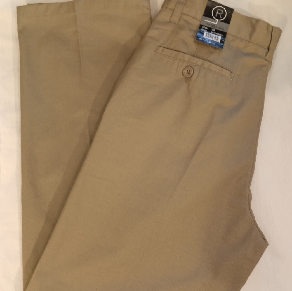 CHERESKIN Men's Pleated Khaki Pants Sz 30x30